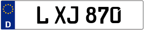 Truck License Plate